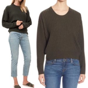 IRO Tamivia Wool Sweater in Olive Size M